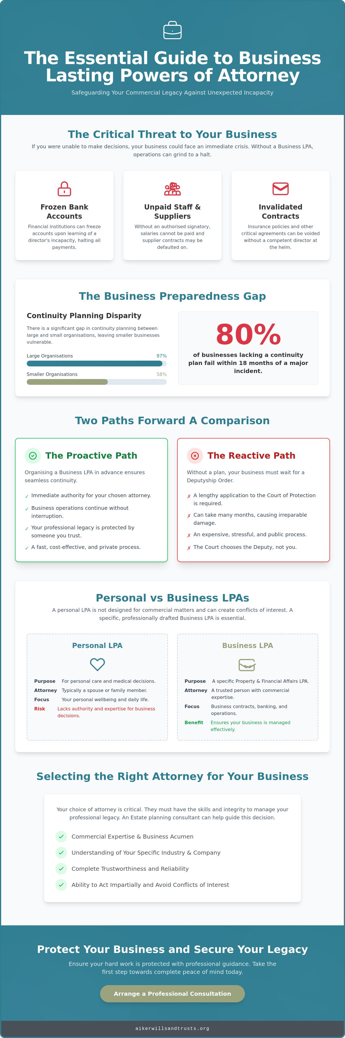 Business LPA infographic